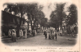 Sétif - La Rue Du 19ème Léger - Algerie Algeria - Setif