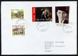 Poland, Katowige 2013 Mail Cover Used To Istanbul | People Of Cinema And Theatre 2012 Mi 4588, Piotr Skarga, Clergy 2012 - Storia Postale
