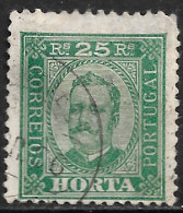 Ponta Delgada – 1892 King Carlos 25 Réis Used Stamp - Ponta Delgada