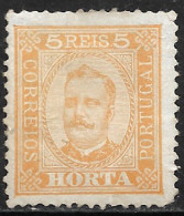 Ponta Delgada – 1892 King Carlos 5 Réis Mint Stamp - Ponta Delgada