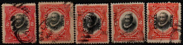 2464C - CANAL ZONE 1906-20 - SC#: 23, 32, 39, 47, 50 - USED - FERNANDEZ DE CORDOBA - Kanalzone