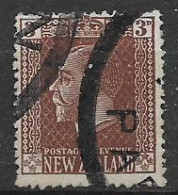 NUOVA ZELANDA  1915-33  EFFIGE DI GIORGIO V FONDO A LOSANGHE UNIF. 203   USATO VF - Oblitérés