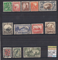 NUOVA ZELANDA  1935   SERIE ORDINARIA PITTORICA  UNIF. 229-242 USATA ( MANCANO IL 229  E  242 ) - Used Stamps
