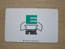 Urmet Test/trail Phonecard, Mint - Tests & Servizi