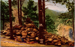 Colorado Cheyenne Mountain Helen Hunt's Grave 1916 - Colorado Springs