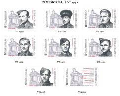 Czech Rep. / My Own Stamps (2022) VZ 1399-1406: IN MEMORIAM 1942 (8 Pcs.) / WW2 - Neufs