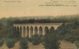 91 / CPA / ESSONNE / EPINAY SOUS SENART LE VIADUC (colorisée) - Epinay Sous Senart