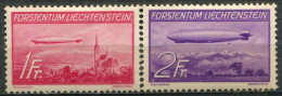 LIECHTENSTEIN - Y&T PA N° 15-16 * - Luchtpostzegels