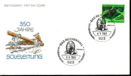 Fdc Allemagne 1969 Sciences Energies Eau Conduite Eau Salée - Water