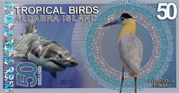 Aldabra Islands 50 Dollars 2017 UNC - Ficción & Especímenes