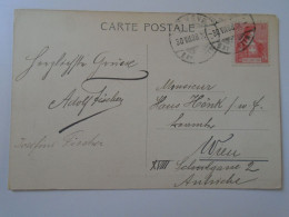 D194013   Carte Postale - Suisse 1908  Geneve  Vue Prise Cologny - Adolf Und Josefine Fischer - Haus Hönk -Wien - Cologny