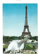 LES JETS D'EAU DU TROCADERO ET LE CHAMP-DE-MARS.- LA TOUR EIFFEL.- PARIS.- ( FRANCIA ) - Tour Eiffel