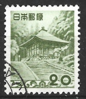 JAPON. N°550 Oblitéré De 1954. Temple D'or De Chysongi. - Budismo