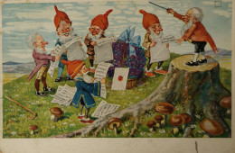 Gnome - Lutin - Zwerg Illustrator Unknown 1929 Used In NL - 1900-1949