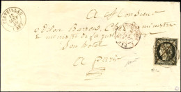 Plume + Càd T 15 VERTEILLAC (23) 12 JANV. 49 / N° 3 Sur Lettre Adressée Au Ministre De La Justice à Paris. Au Recto, Càd - 1849-1850 Ceres