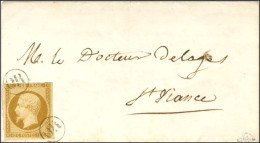 OR / N° 9 (def) Sur Lettre Avec Texte Daté Du 22 Novembre 1851 Adressée Localement. - TB / SUP. - R. - 1852 Luis-Napoléon