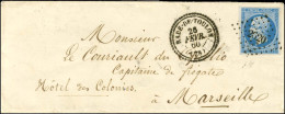 PC 2620 / N° 14 Belle Marge Càd T 22 RADE-DE-TOULON (78) Sur Lettre Pour Marseille. 1860. - SUP. - R. - 1853-1860 Napoléon III