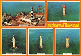 Ouessant * Vue Sur Les Phares * Lighthouse * Cp 5 Vues - Ouessant