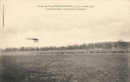 Nancy Jarville * Aviation * Circuit De L'est * 9 10 11 Août 1910 * Aviateur AUBRUN , Arrivée Sur Le Champ D'aviation - Nancy