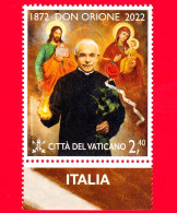 Nuovo - MNH - VATICANO - 2022 - 150 Anni Della Nascita Di San Luigi Orione  Ritratto  2.40 - Congiunta - Da BF - Unused Stamps