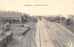 18-BOURGES- VUE GENERALE DE LA GARE - Bourges