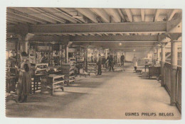 Ansichtkaart-postcard Briefkaart PHILIPS Belges à Lessines Hainaut (B) Un Atelier - Hannuit