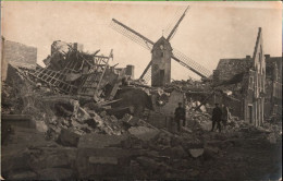 ! Guerre 1914-18, Foto Ansichtskarte, Photo, Middelkerke, Windmühle, Windmill, Moulin A Vent, 1. Weltkrieg - Mulini A Vento