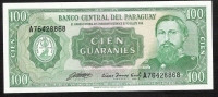 PARAGUAY  P205 100  GUARANIES  L.1952  (1982)   UNC. - Paraguay