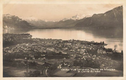 Vevey Vue Générale Dents De Morcles Et Dents Du Midi - Morcles