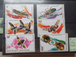 Rwanda 505/510 Neuf ** Mnh  Insectes Insecten Parfait Perfect - Ongebruikt