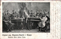 ! 1906, Ansichtskarte, Ungarische Magnaten Kapelle, Bitto Gabor Pista, Posen, Musik - Música Y Músicos