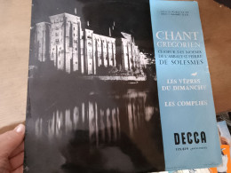 88 /  CHANT GREGORIEN / CHOEUR DES MOINES DE L'ABBAYE ST-PIERRE DE SOLESMES / LES VEPRES DU DIMANCHE - Canti Gospel E Religiosi