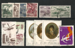 Lot De 170 Timbres Oblitérés "Pologne." Pour Un Jeune Débutant Philatéliste - 1924 à 1981 - Collections (sans Albums)