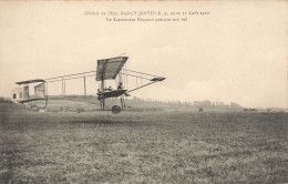 Nancy Jarville * Aviation * Circuit De L'est * 9 10 11 Août 1910 * Aviateur Lieutenant FEQUANT Prenant Son Vol * Avion - Nancy