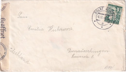 SLOVAQUIE LETTRE DE DOLNY KUBIN AVEC CENSURE 1940 - Cartas & Documentos