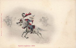 Militaria * Un Spahis Algérien Chargeant à Cheval * 1901 * Régiment - Regiments