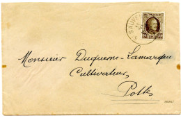 BELGIQUE - COB 255 SIMPLE CERCLE RELAIS A ETOILES ST SAUVEUR SUR LETTRE - Sternenstempel