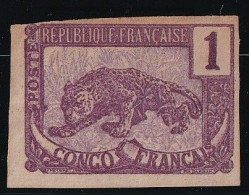 Congo N°27 - Brun-lilas & Rose - Non Dentelé - Neuf Sans Gomme - TB - Unused Stamps
