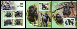 Niger  2022 Gorillas. (326) OFFICIAL ISSUE - Gorilla's