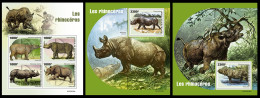 Niger  2022 Rhinos. (329) OFFICIAL ISSUE - Rhinocéros