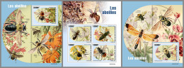 NIGER 2022 MNH Bees Bienen Abeilles M/S+2S/S - OFFICIAL ISSUE - DHQ2314 - Abeilles