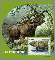 NIGER 2022 MNH Rhinos Nashörner Rhinoceros S/S II - OFFICIAL ISSUE - DHQ2314 - Rhinocéros