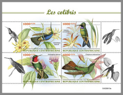 CENTRAL AFRICAN REP. 2022 MNH Hummingsbirds Kolibris Colibris M/S - OFFICIAL ISSUE - DHQ2314 - Kolibries