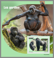 NIGER 2022 MNH Gorillas Gorilles S/S II - IMPERFORATED - DHQ2314 - Gorilla's