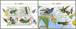 CENTRAL AFRICAN REP. 2022 MNH Hummingsbirds Kolibris Colibris M/S+S/S - IMPERFORATED - DHQ2314 - Kolibries