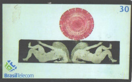 Brazil:Brasil:Used Phonecard, Brasil Telecom, 30 Units, Nude Ladies, 2002 - Brasilien