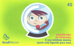 Brazil:Brasil:Used Phonecard, Brasil Telecom, 40 Units, Advertising, 2002 - Brasilien