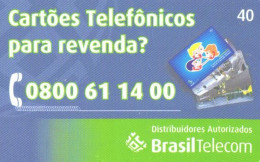 Brazil:Brasil:Used Phonecard, Brasil Telecom, 40 Units, Phonecards, 2003 - Brasilien