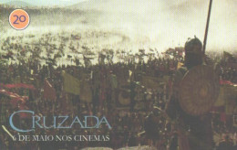 Brazil:Brasil:Used Phonecard, Anatel Telefonica, 20 Units, Movie Cruzada Advertising, 2005 - Brasilien