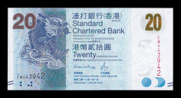 Hong Kong 20 Dollars SCB 2016 Pick 297e Sc Unc - Hongkong